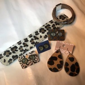 6-Piece Animal Print Jewelry Set